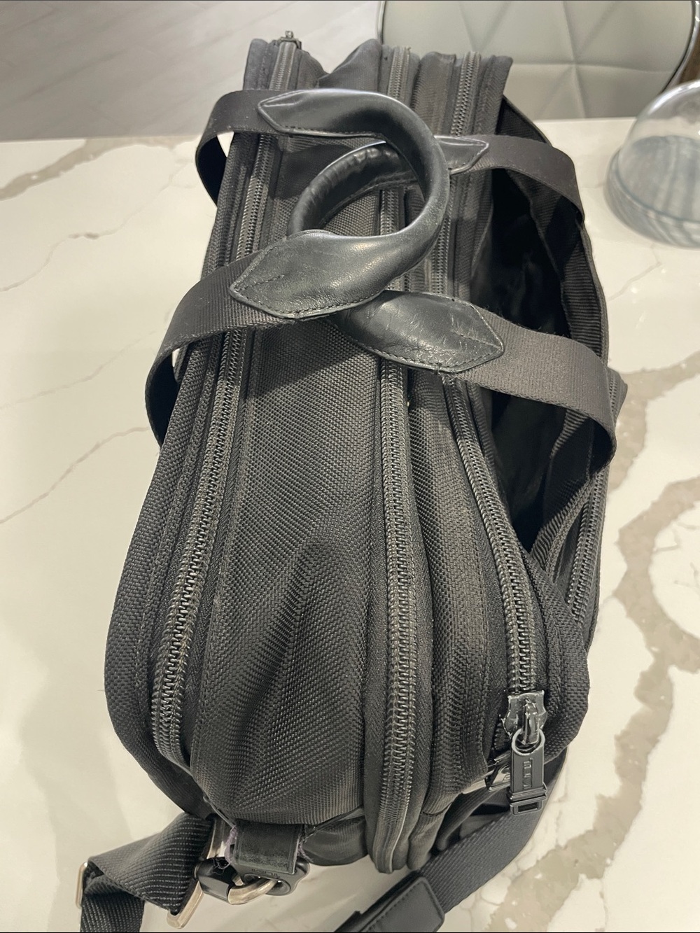 Black Men's TUMI Professional Laptop Briefcase - Picture 3 of 10